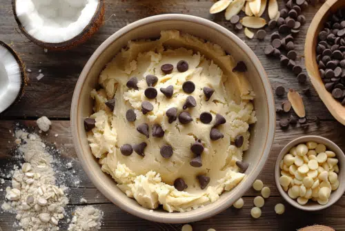 Recette de cookie dough vegan et gourmand
