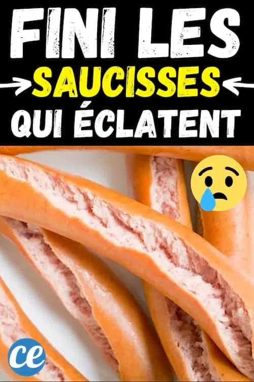 Comment ne pas faire éclater les saucisses de Francfort ?