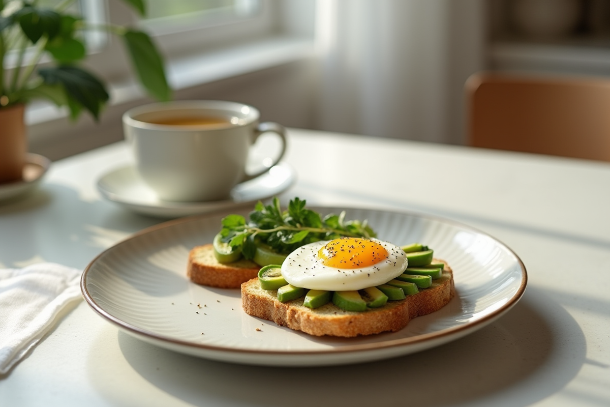petit-déjeuner sain
