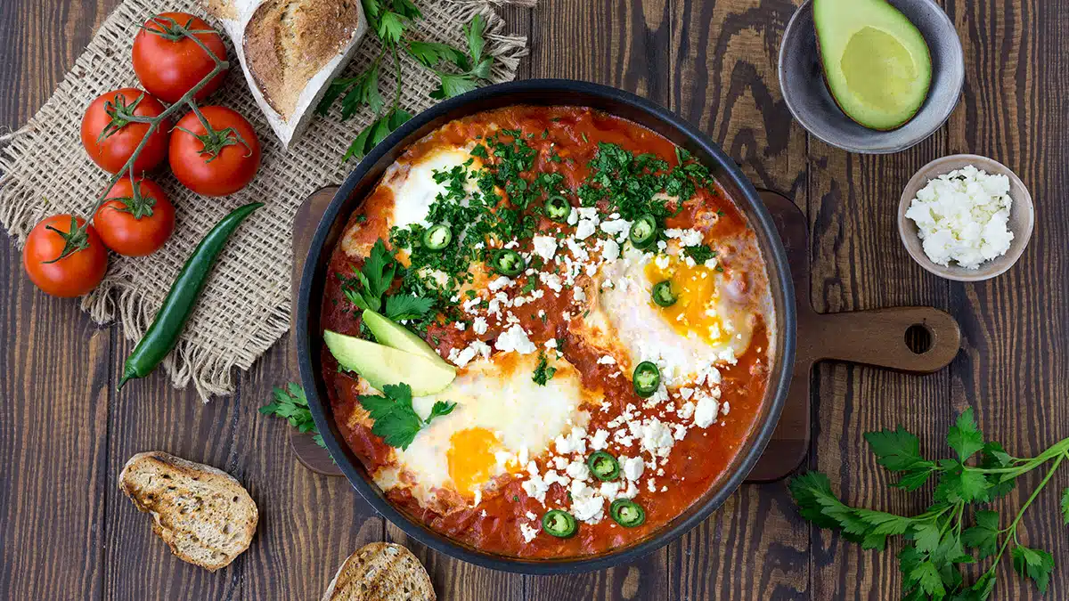 La chakchouka, un plat traditionnel de la Tunisie